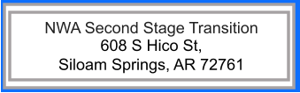 NWA Second Stage Transition 608 S Hico St,  Siloam Springs, AR 72761